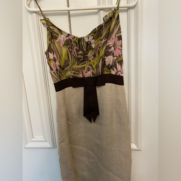 MILLY of NY silk and linen dress - Picture 4 of 5